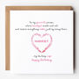 Personalised Romantic Wife Birthday Card, thumbnail 1 of 4