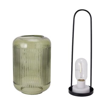 Amber Green Battery Operated Lamp, 7 of 7