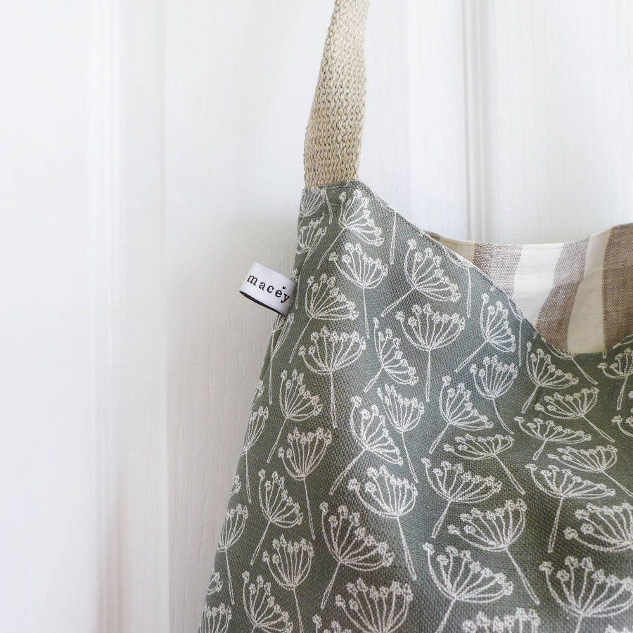 cow parsley day bag by charlotte macey | notonthehighstreet.com