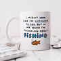 Personalised Mug 'Thinking About Fishing', thumbnail 1 of 3