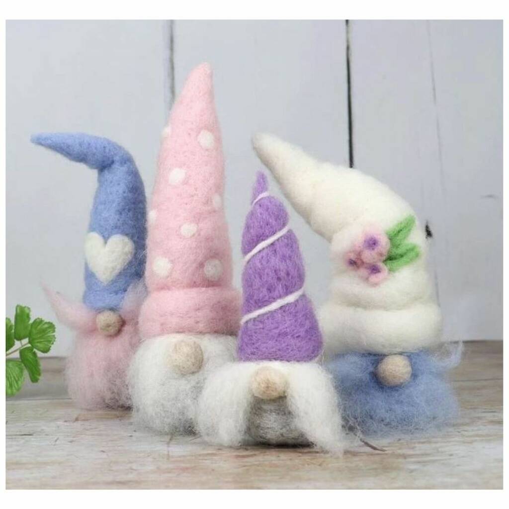 Spring Gnomes Needle Felting Craft Kit By Crafts4 Kids