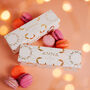 Shades Of Pink Six Piece Christmas Macaron Box, thumbnail 1 of 2