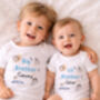 Personalised Space Brother Matching T Shirts, thumbnail 2 of 5