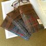 Personalised Harris Tweed And Leather Glasses Case, thumbnail 8 of 10