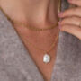 Handmade Freshwater Baroque Pearl Necklace, thumbnail 1 of 7