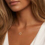 Gold Or Silver Women's Dainty Star Of David Pendant Necklace, Celestial Jewellery Gift For Her, thumbnail 5 of 6