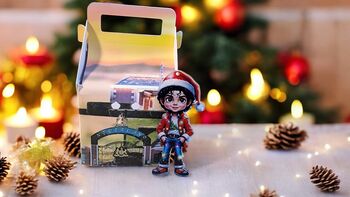 Michael Jackson Christmas Tree Decoration And Neverland Inspired Box Gift, 5 of 6