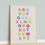 Alphabet Nursery Kids Room Print, thumbnail 1 of 2