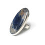 Sodalite Gemstone Ring Set In Sterling Silver, thumbnail 1 of 5