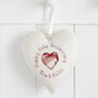 Personalised Pearl 30th Wedding Anniversary Heart Gift, thumbnail 9 of 11