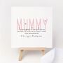 Personalised Best Mummy In The World Card, thumbnail 1 of 5