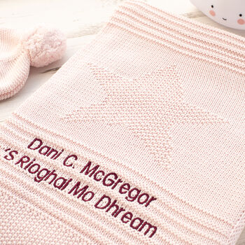 Pale Pink Welcome Baby Knitted Essentials And Toy Gift Set, 5 of 12