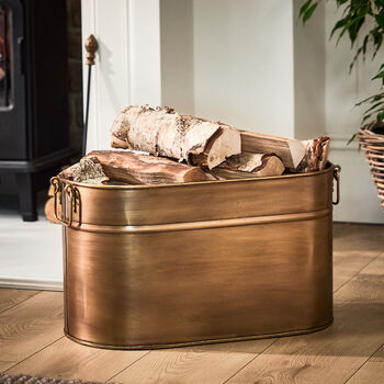Fireplace Kindling Storage Buckets With Handles, 3 of 5