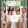 Dusky Floral Hen Party Sign And Photobooth Frame, thumbnail 1 of 4