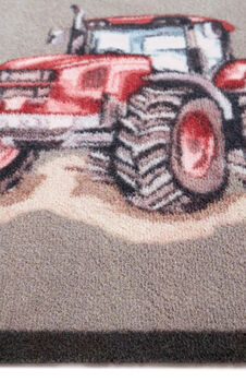 Hug Rug Red Farmyard Tractor, 2 of 2