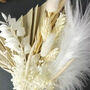 White Dried Flower Bouquet, thumbnail 3 of 3