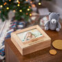 Personalised Baby's First Christmas Photo Keepsake Box, thumbnail 1 of 2
