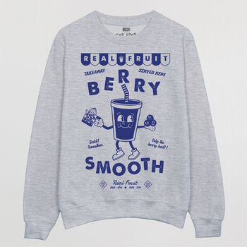 Berry Smooth Men’s Fruit Graphic Sweatshirt, 3 of 3