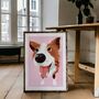 Border Collie Art Print | Pet Portrait, thumbnail 9 of 12