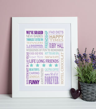 Best Friends Print We've Shared, 3 of 4