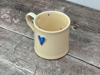 Blue Heart Mug, 250ml, 2 of 3