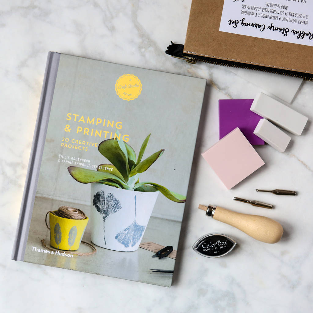 Stamping And Printing Book And Stamp Carving Set By Berylune