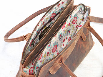 Vintage Style Leather Handbag, 3 of 12