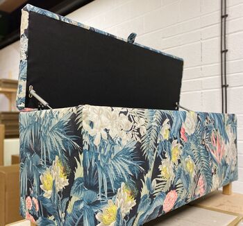Large Ottoman In Floral Print, 5 of 5
