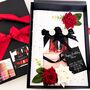 Tuscan Leather + Rose Scented High Heels Birthday Card, thumbnail 1 of 5