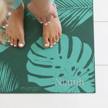 Personalised Palm Yoga Mat, 2 of 6