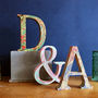 Marbled Wooden Letters, thumbnail 2 of 5