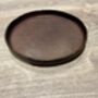 Personalised Chocolate Brown 20cm Round Leather Tray, thumbnail 10 of 10