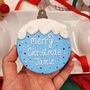 Personalised Christmas Bauble Biscuit, thumbnail 2 of 3