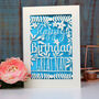 Personalised Floral Happy Birthday Card, thumbnail 5 of 8