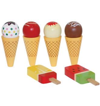 Wooden Ice Cream Cones And Lollies, 3 of 7