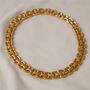 Vintage 1980s Chunky Gold Plated Necklace, thumbnail 2 of 4