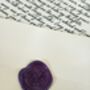 Fully Personalised Handwritten Letter With Purple Wax Seal, thumbnail 7 of 8