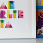Personalised Typographic Family Names Print, thumbnail 3 of 6