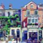 The Cricketers, Richmond, South West London Illustration Art Print, thumbnail 2 of 3