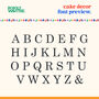 Personalise With Any Text Cake Charm Set, thumbnail 4 of 6