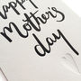 'Happy Mother’s Day' Script Letterpress Card, thumbnail 3 of 3