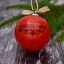 Personalised Christmas Bauble, thumbnail 1 of 6