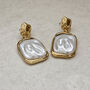 Chunky Baroque Pearl Drop Earrings, thumbnail 6 of 6