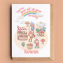 Personalised Elf Market Birthday Card, thumbnail 1 of 2
