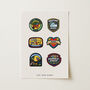 Personalised Father’s Day Patch Print Custom Dad Hobby And Achievement Badges, thumbnail 3 of 3