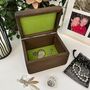 Personalised Wooden Anniversary Cufflink/Trinket Box, thumbnail 10 of 11