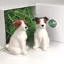 Jack Russell Terrier Ceramic Salt And Pepper Shaker Set, thumbnail 6 of 7