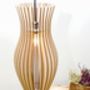 Hourglass Wooden Lampshade Ceiling Light, thumbnail 3 of 3