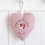Personalised Hanging Heart Christmas Gift For Her, Mum, Grandma, thumbnail 7 of 12