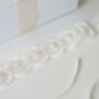 Hand Embellished Beaded Ivory Lace Bridal Bracelet, thumbnail 4 of 6